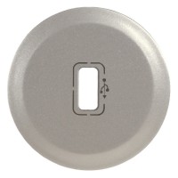 Лицевая панель для механизма USB розетки - Титан - Программа Celianeы