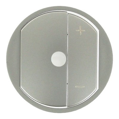 Лицевая панель светорегулятора с нейтарлью для всех типов нагрузок 300Вт - Титан - Программа Celiane